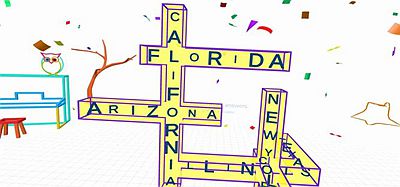 Meta Quest 游戏《猫头鹰词块》Arthur Owls Word Block